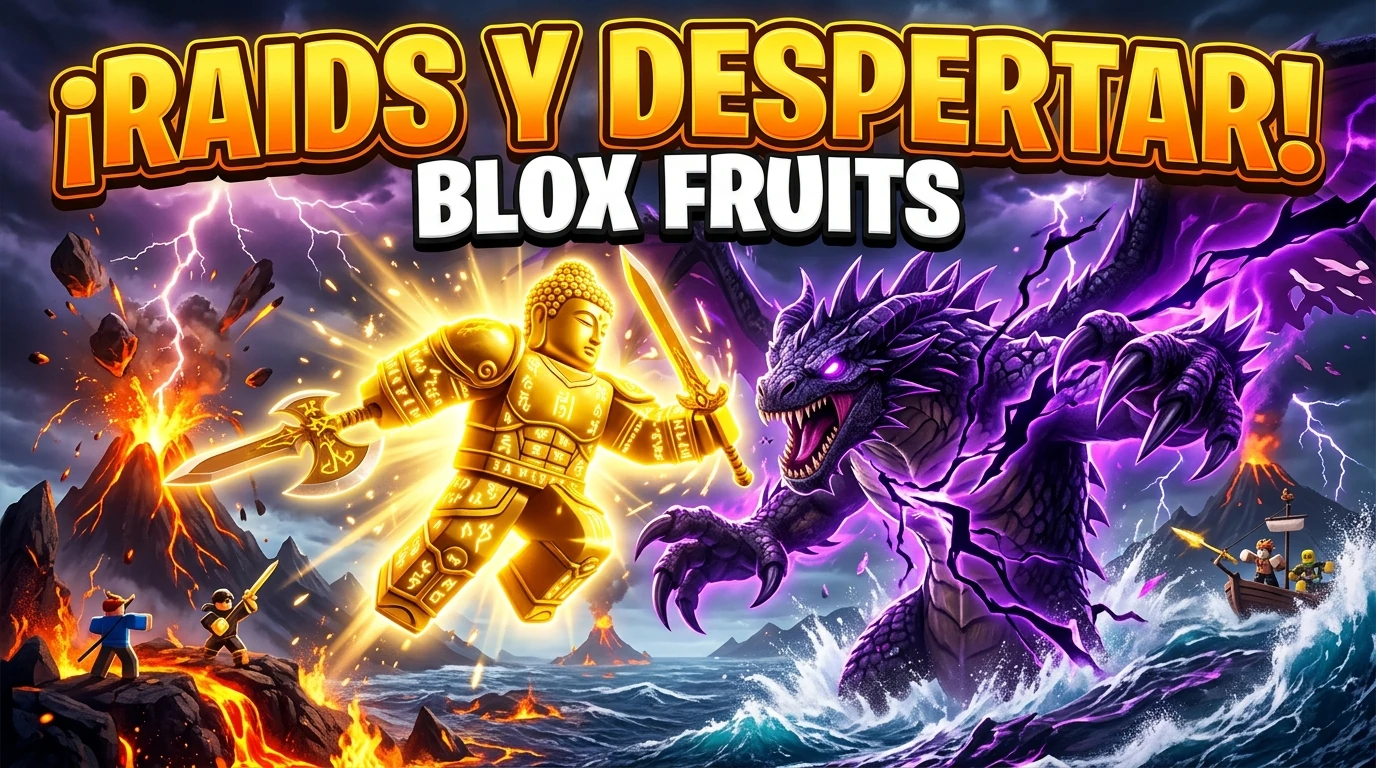Blox Fruits: Guía Completa de Raids y Cómo Despertar Frutas (Awakening)