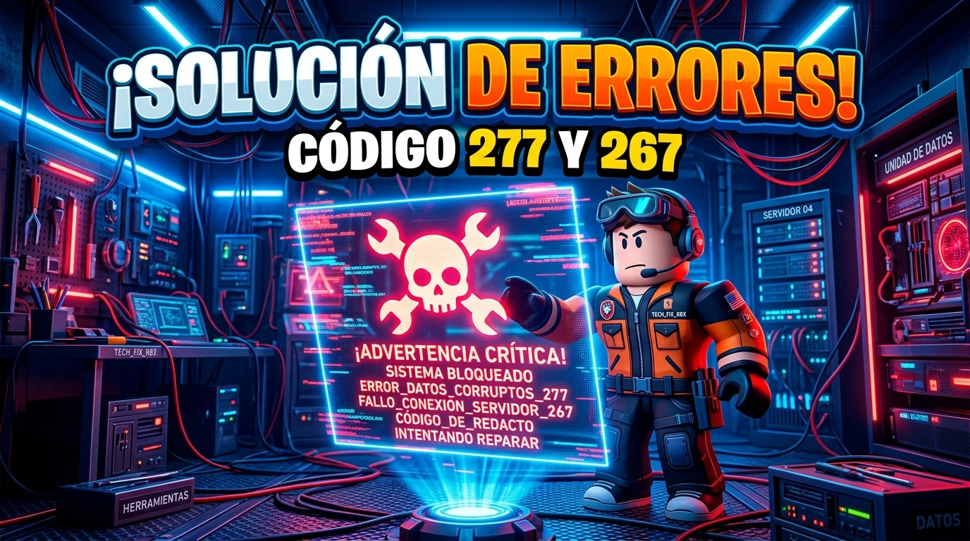 Solución a los Errores 277, 267 y Caídas de FPS en Roblox para PC y Móvil