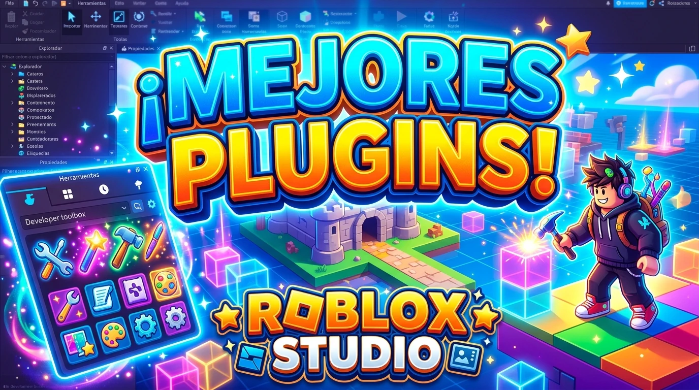 Los 7 Mejores Plugins Gratuitos de Roblox Studio para Acelerar tus Construcciones